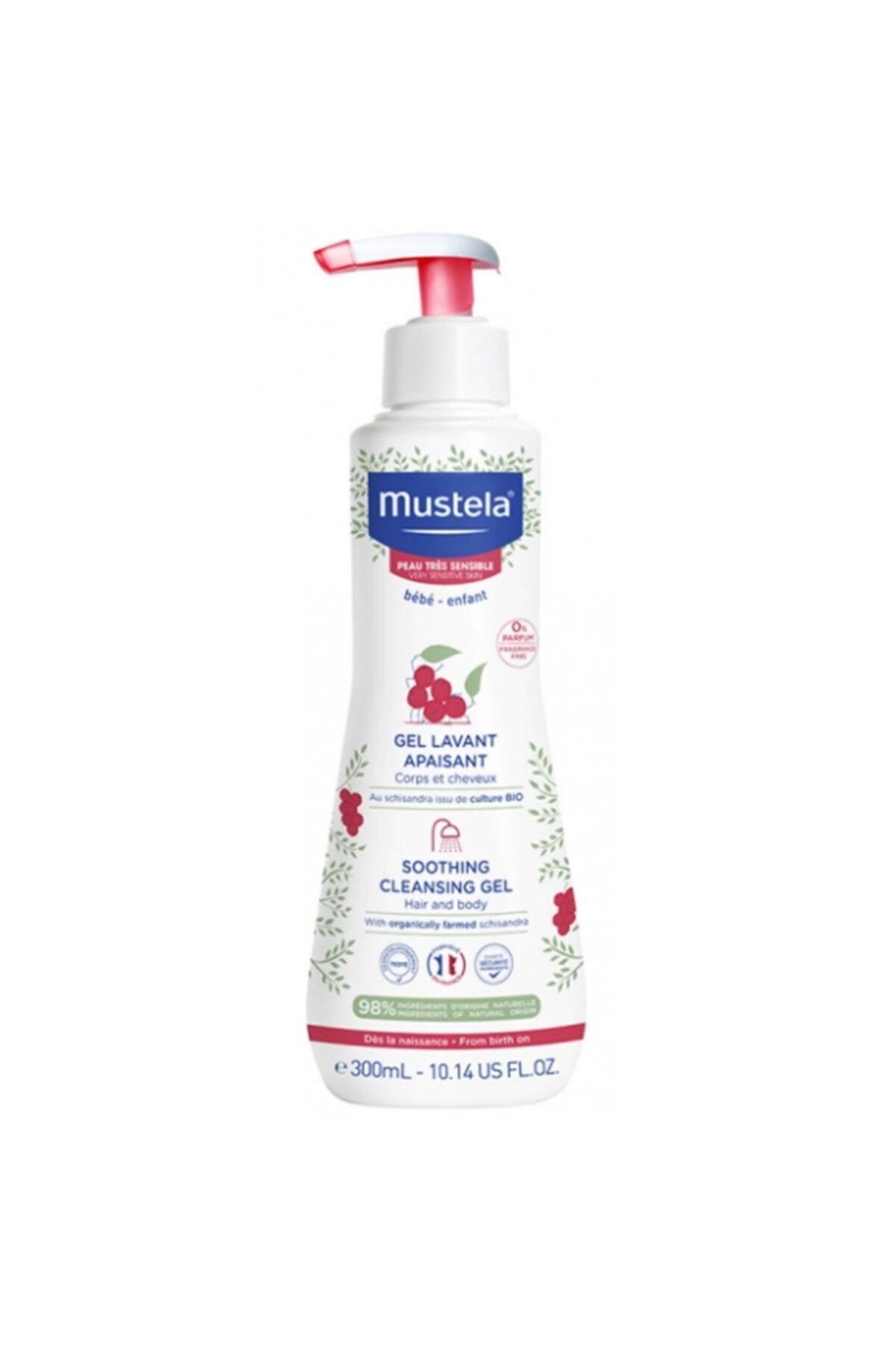 Mustela%20Soothing%20Cleansing%20Gel%20Hair%20and%20Body%20Hassas%20Ciltler%20İçin%20Temizleme%20Jeli%20300%20ml