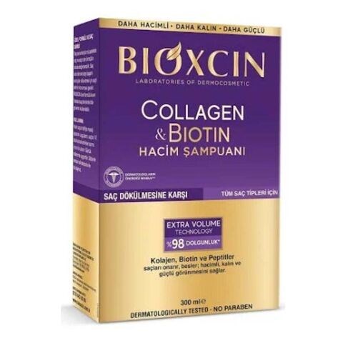 Bioxcin%20Bioxcin%20Collagen%20Biotin%20Hacim%20Şampuanı%20300%20ml