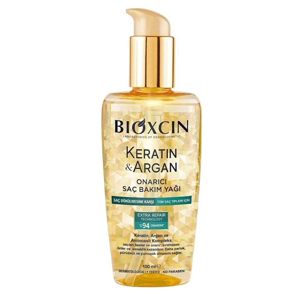 Bioxcin%20Saç%20Bakım%20Yağı%20Onarıcı%20Keratin%20&%20Argan%20150%20ml