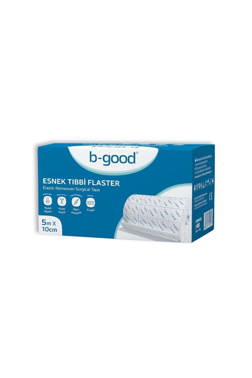 B-Good%20Esnek%20Tıbbi%20Flaster%205%20m%20x%2010%20cm