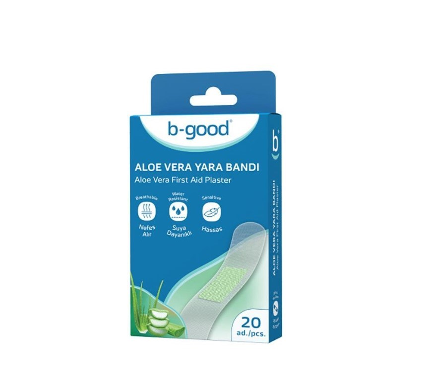 B-Good%20Aloe%20Vera%20Suya%20Dayanıklı%20Yara%20Bandı%2020’li