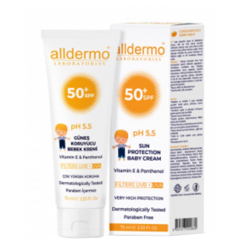 Alldermo%20Baby%20Güneş%20Kremi%20SPF50%2075%20ml