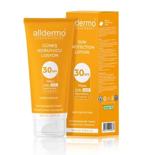 Alldermo%20Güneş%20Koruyucu%20Losyon%20SPF30%20200%20ml