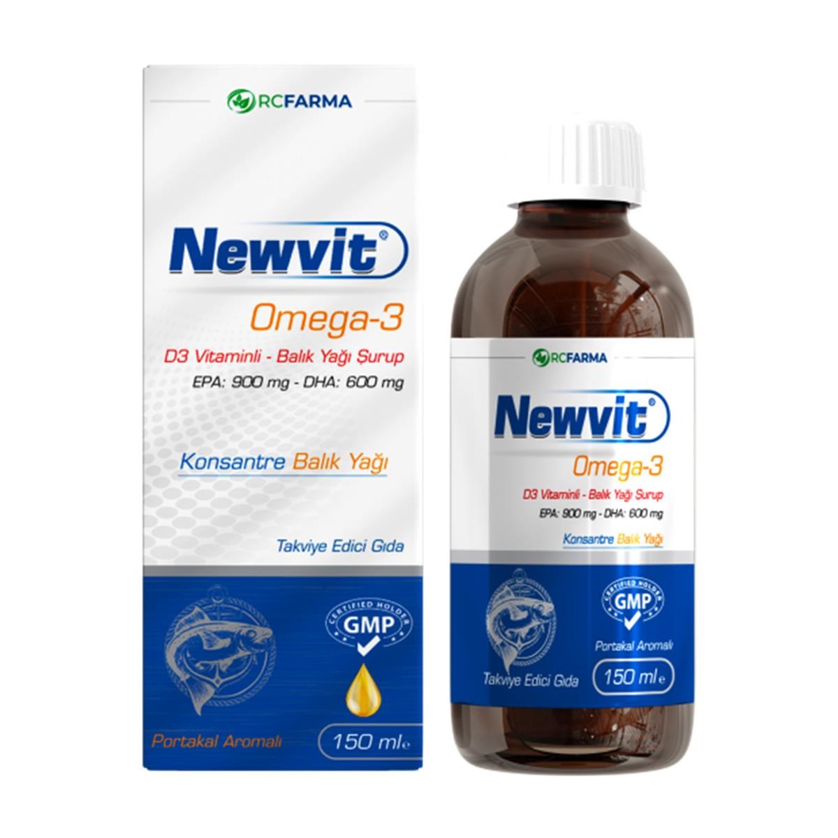 Newvit%20Omega%203%20Şurup%20150%20ml