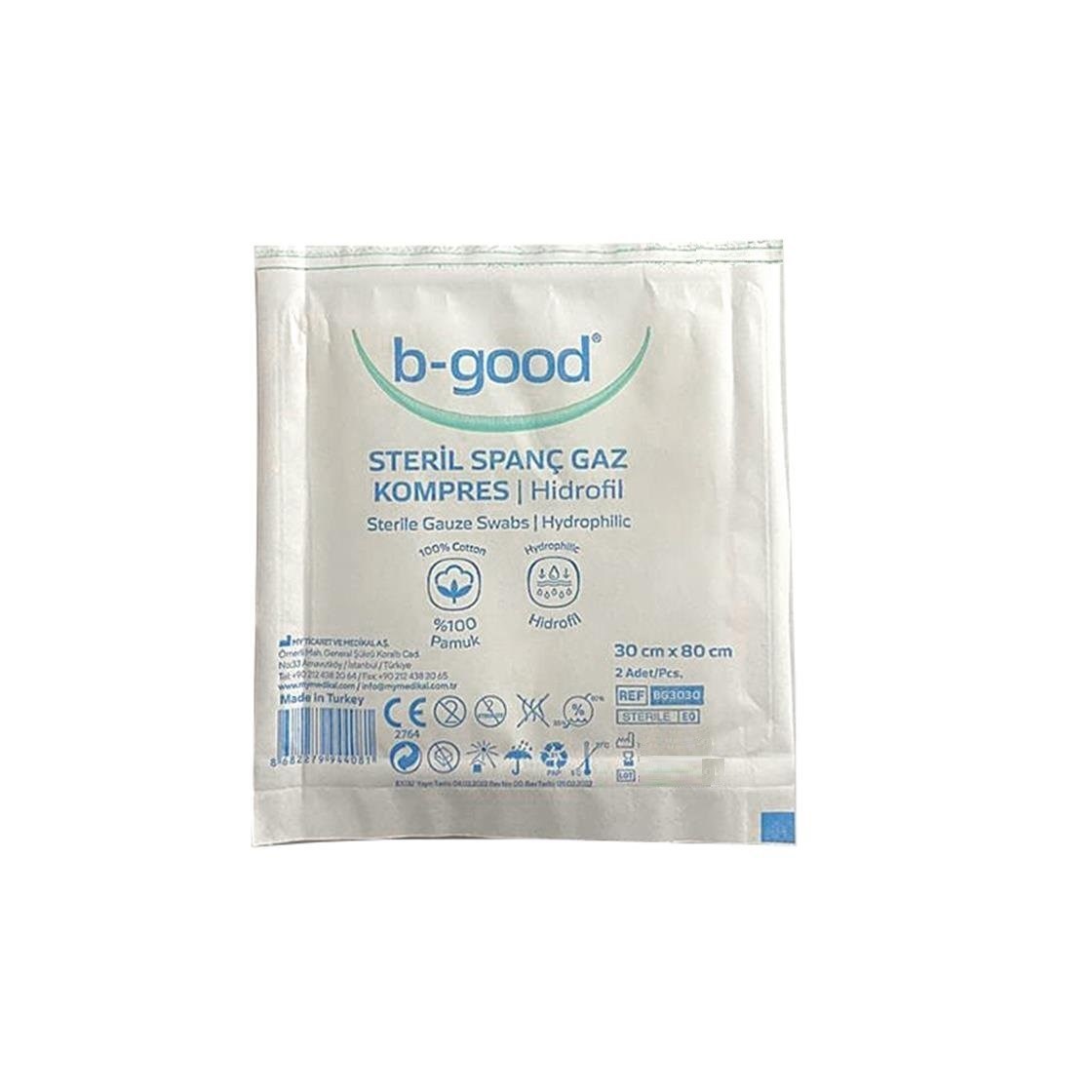 B-Good%20Spanç%20Steril%20Gaz%20Kompres%2030x80%20cm%202’li