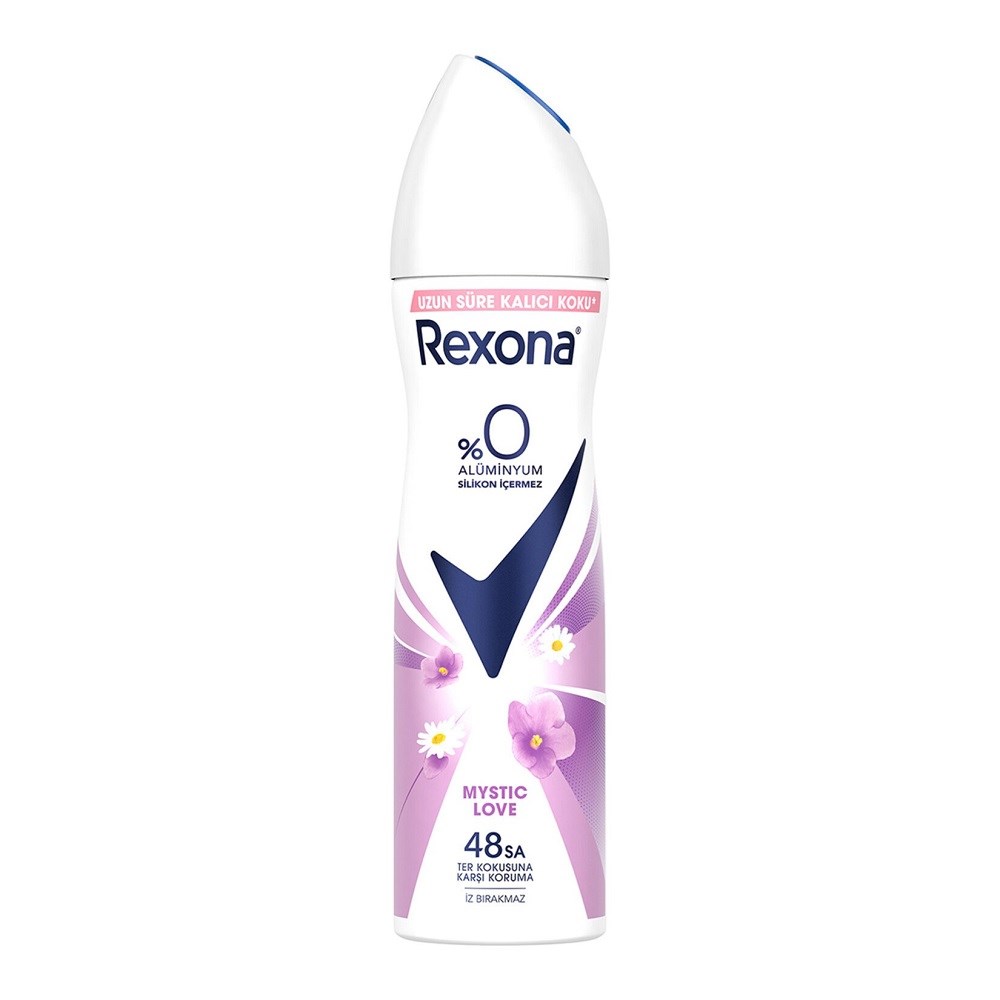 Rexona%20Kadın%20Sprey%20Deodorant%20Mystic%20Love%20%0%20Alüminyum%2048%20Saat%20Koruma%20150%20ml