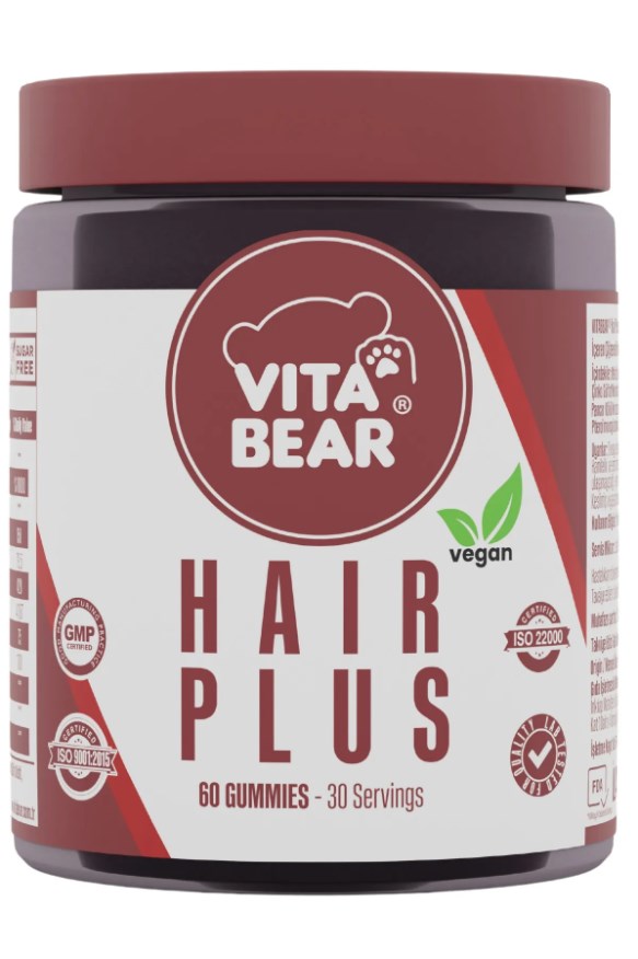 Vita%20Bear%20Hair%20Plus%20Gummy%2060’lı