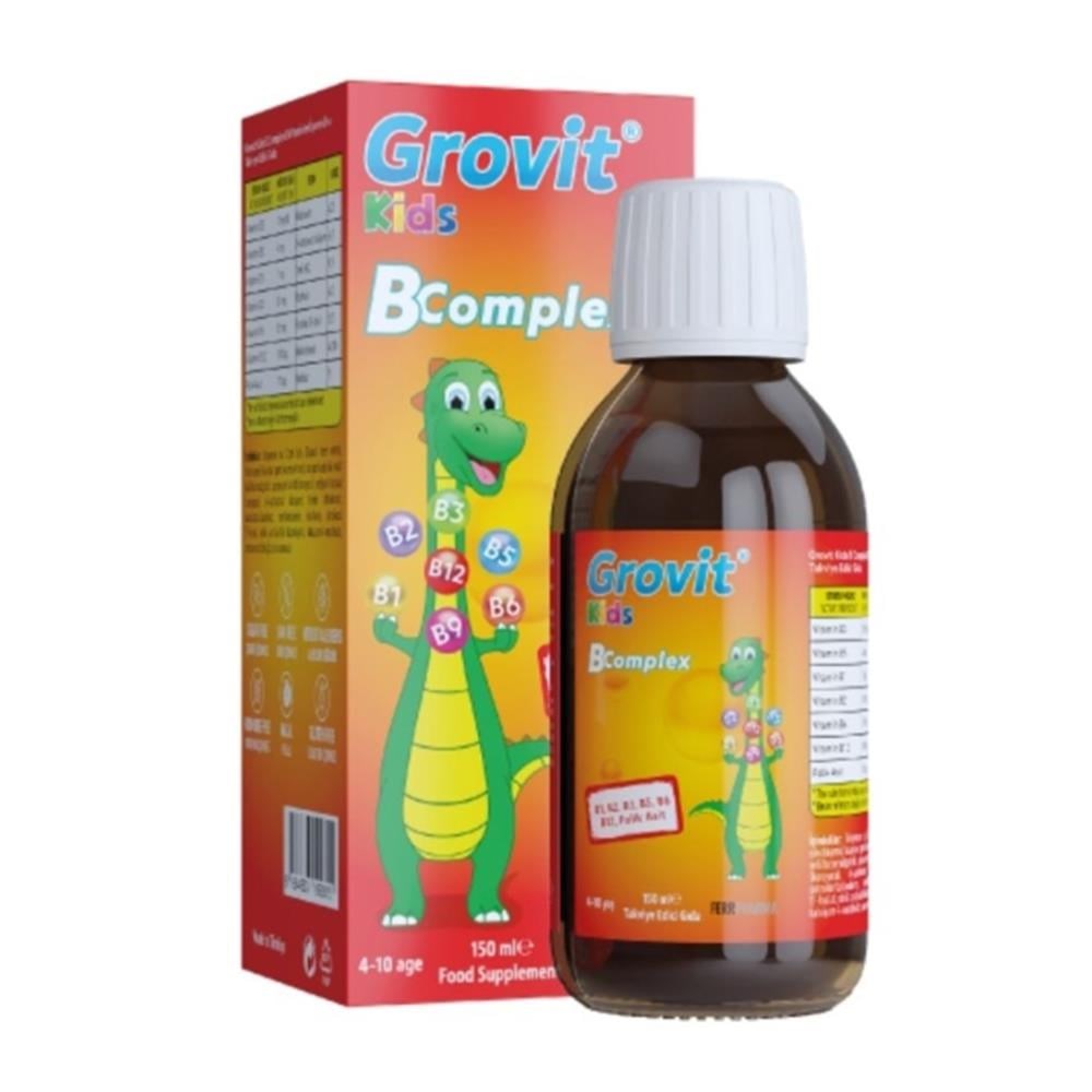 Grovit%20Kids%20B%20Complex%20Şurup%20150%20ml