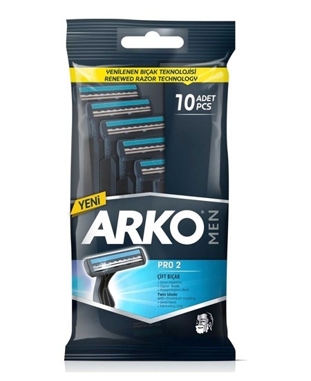 Arko%20Men%20Pro2%20Çift%20Bıçak%2010’lu