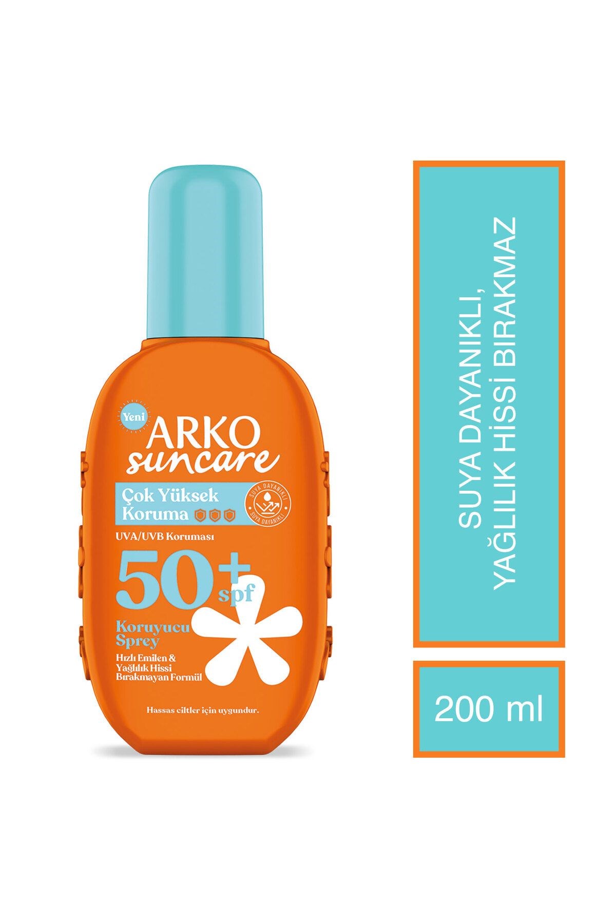 Suncare%20Spf50%20Çok%20Yüksek%20Korumalı%20Vücut%20Güneş%20Spreyi%20200%20ml