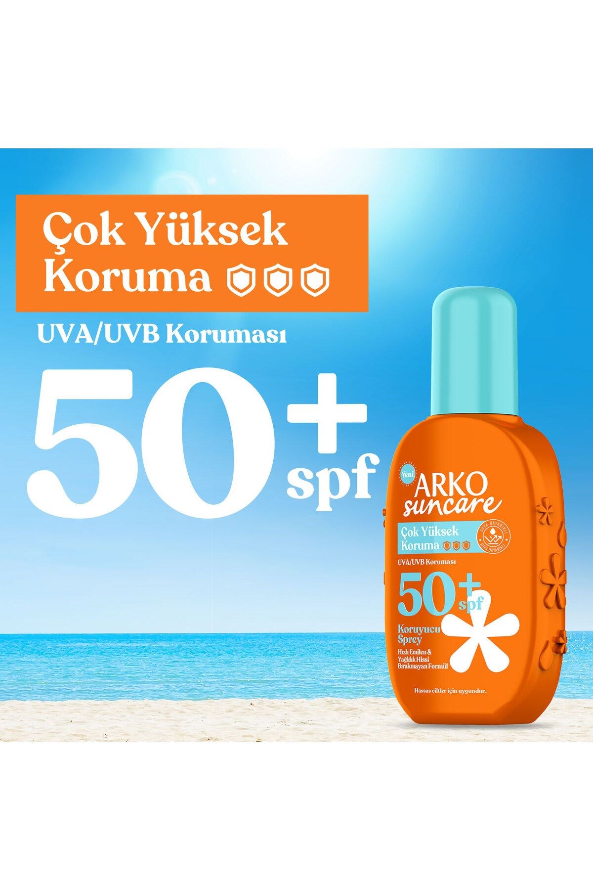 Suncare%20Spf50%20Çok%20Yüksek%20Korumalı%20Vücut%20Güneş%20Spreyi%20200%20ml