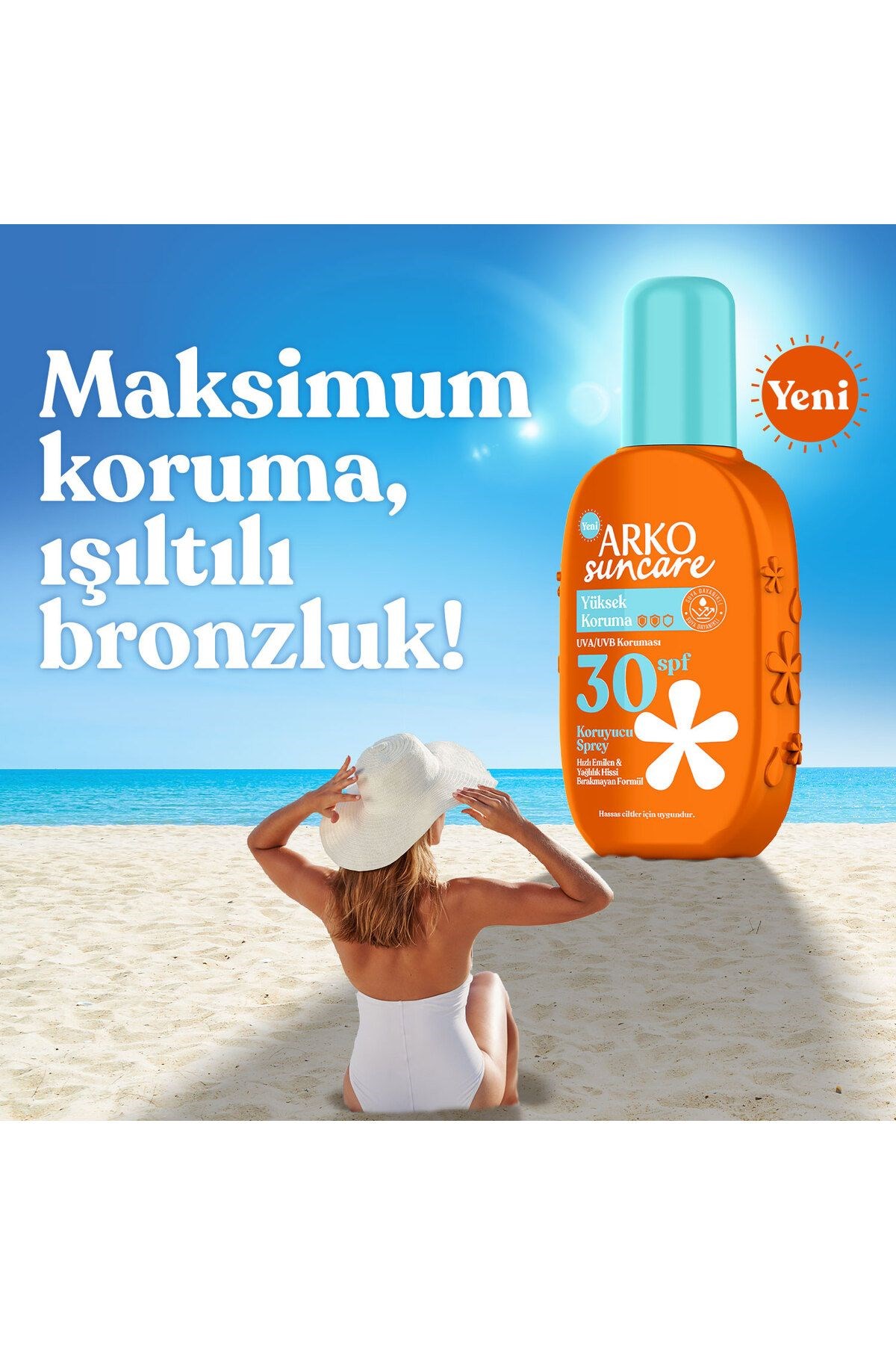 Suncare%20Spf30%20Yüksek%20Korumalı%20Vücut%20Güneş%20Spreyi%20200%20ml