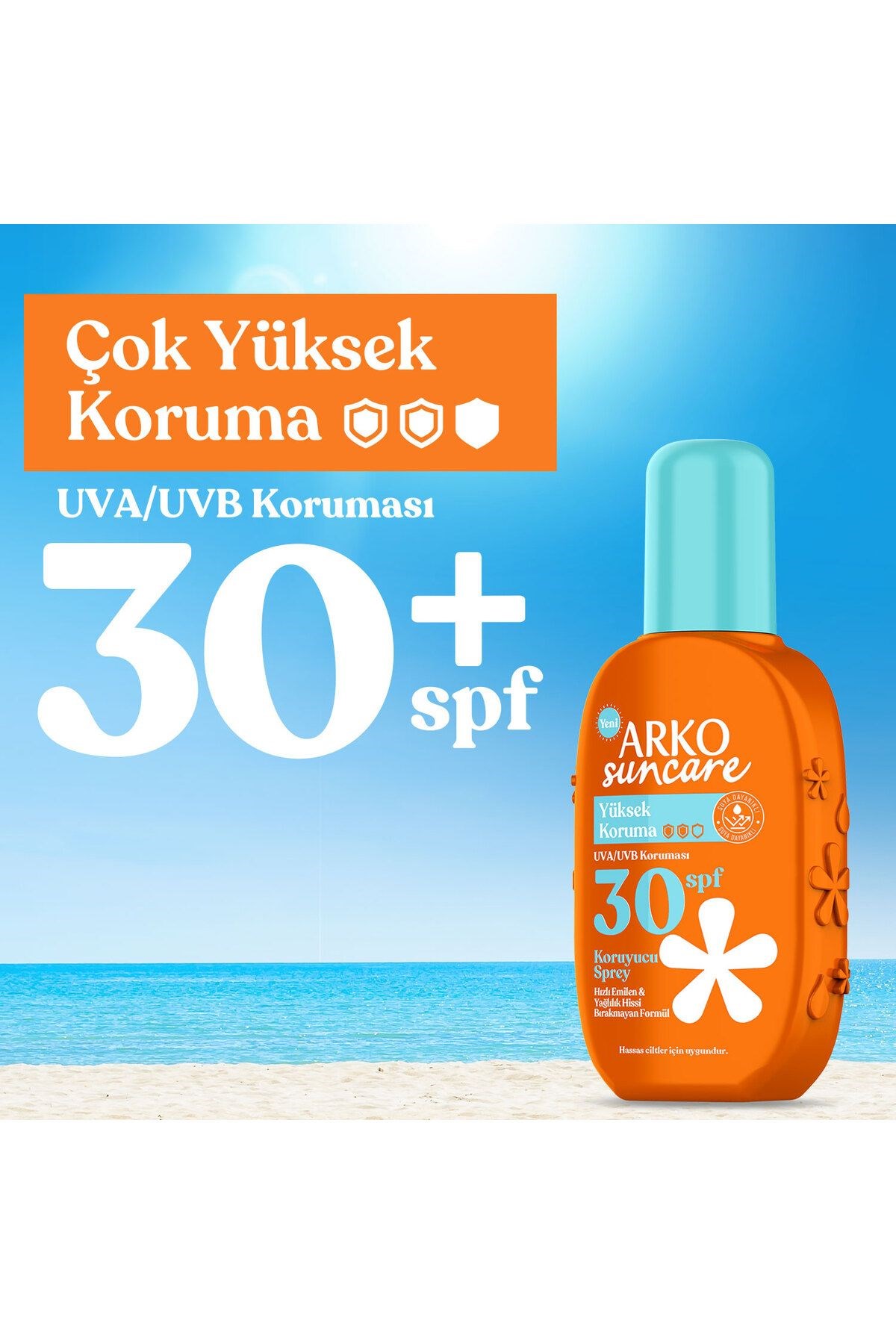 Suncare%20Spf30%20Yüksek%20Korumalı%20Vücut%20Güneş%20Spreyi%20200%20ml