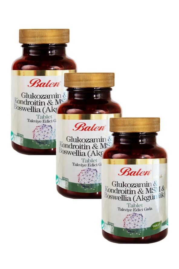 Balen%20Glukozamin%20&%20Kondroitin%20&%20MSM%20&%20Boswellia%20120%20Tablet