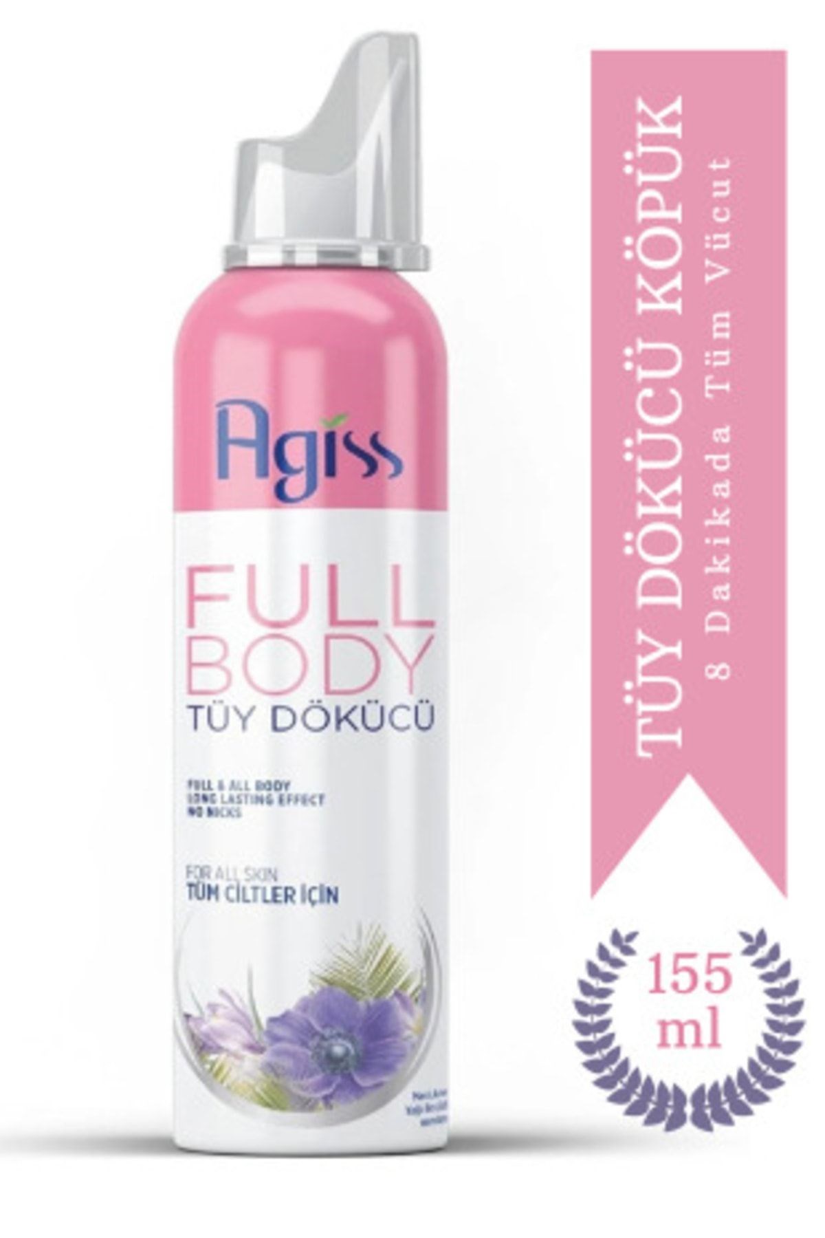 Agiss%20Full%20Body%20Tüy%20Dökücü%20Köpük%20Sprey%20155%20ml