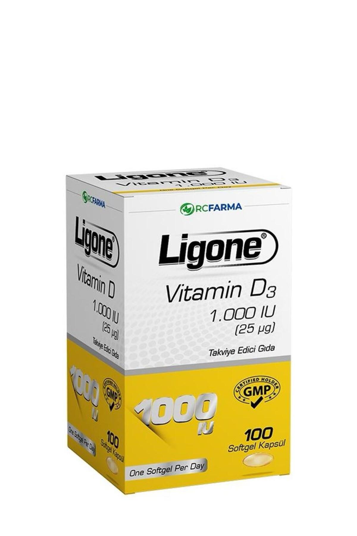 Ligone%20Vitamin%20D3%201000%20IU%20Softgel%20100%20Kapsül