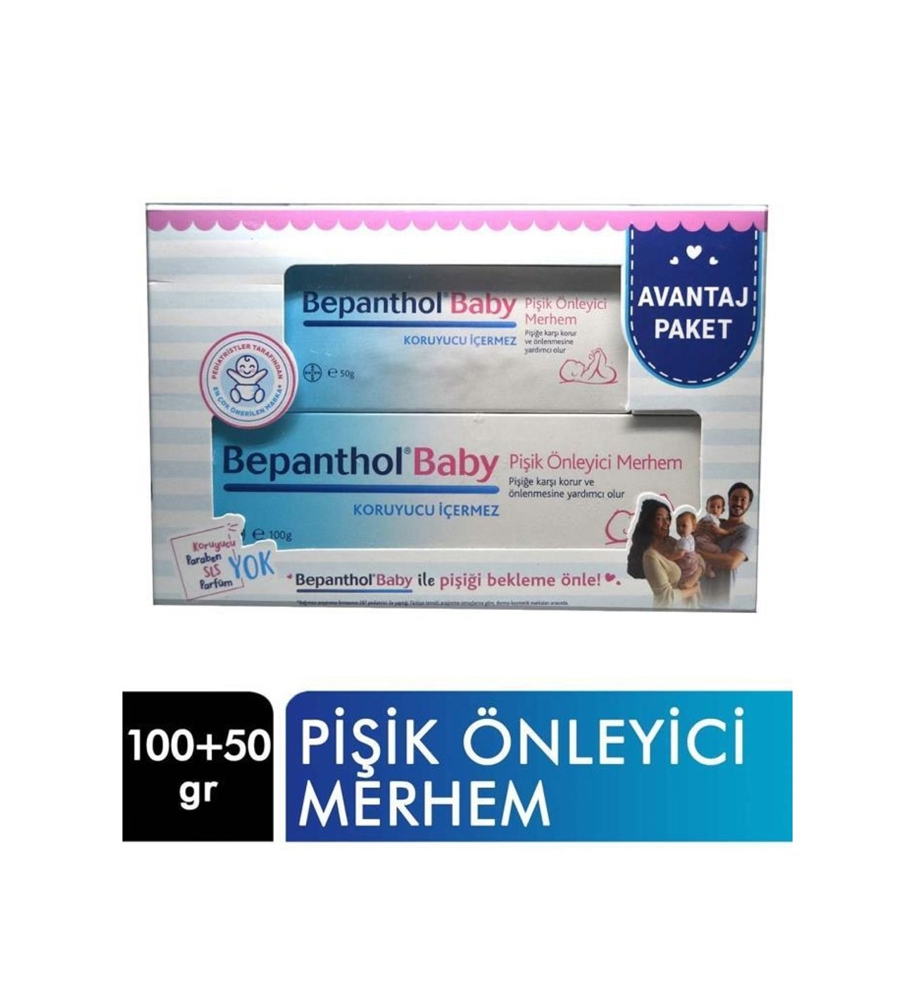 Bepanthol%20Pişik%20Kremi%20100%20gr%20+%2050%20gr%20-%20Avantaj%20Paketi