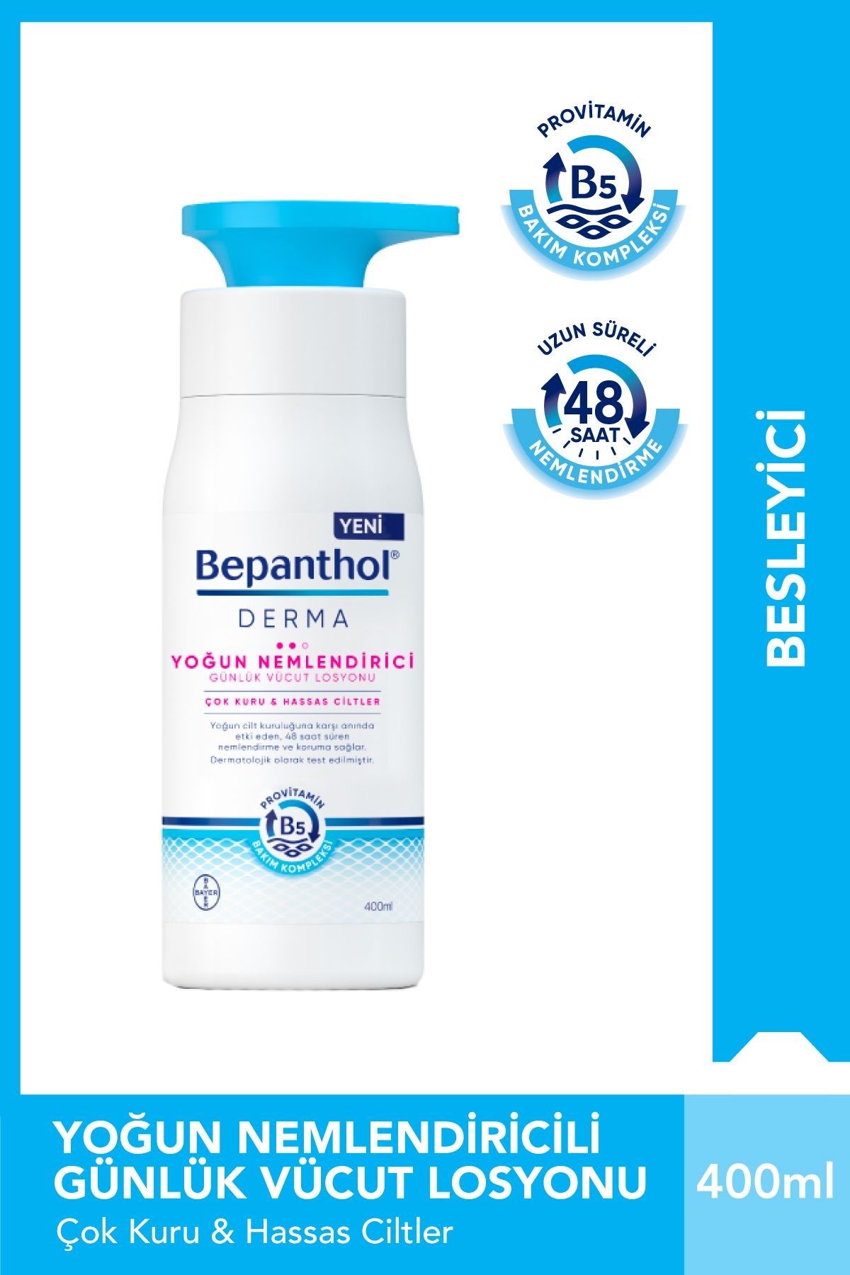 Bepanthol%20Derma%20Yoğun%20Nemlendirici%20Günlük%20Vücut%20Losyonu%20400%20ml