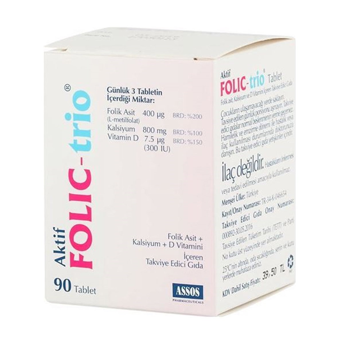 Assos%20Folic%20Trio%2090%20Film%20Tablet