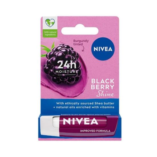 Nivea Bakım Yapan Dudak Bakım Kremi Black Berry 4,8 gr