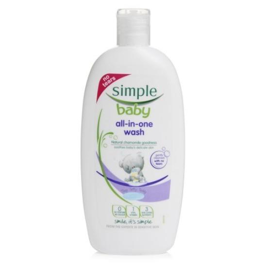 Simple Baby Saç & Vücut Yıkama Şampuanı Hassas Cilt 300 ml