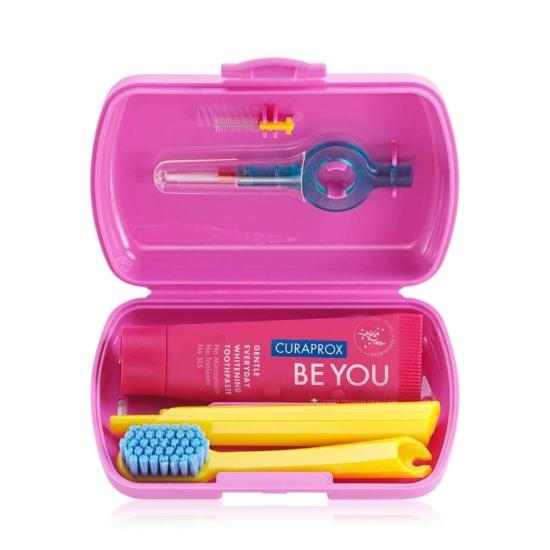 Curaprox Travel Set - Pembe