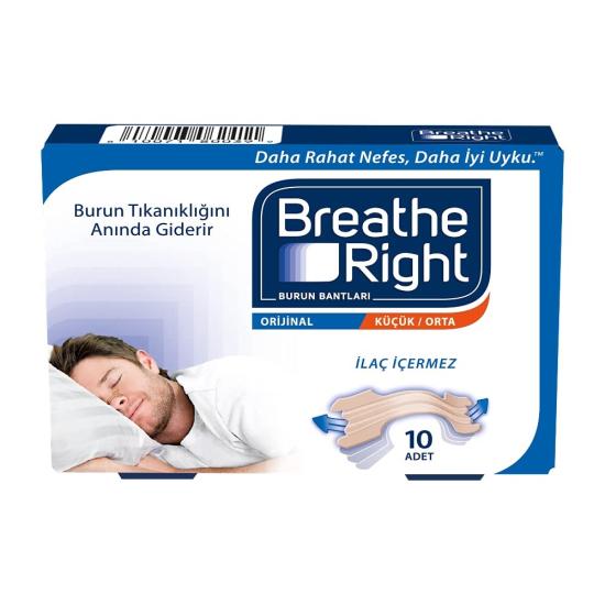 Breathe Right Klasik Normal Boy Burun Bandı 10’lu