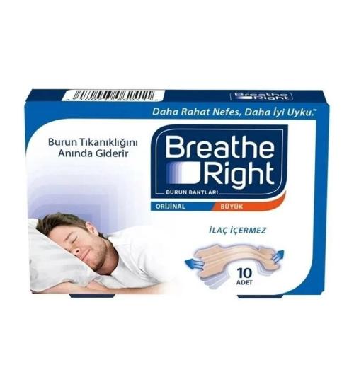 BREATHE RIGHT KLASİK BÜYÜK BOY 10 ADET