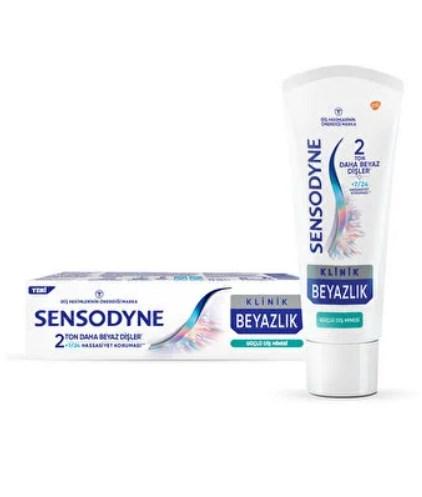 Sensodyne Klinik Beyazlık Güçlü Diş Minesi Macun 75 ml