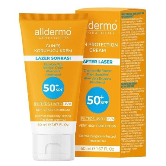 Alldermo SPF50 Lazer Epilasyon Sonrası Cilt Kremi 50 ml