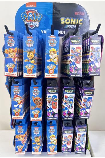 Paw Patrol Sonic Yara Bandı 120’li Stand