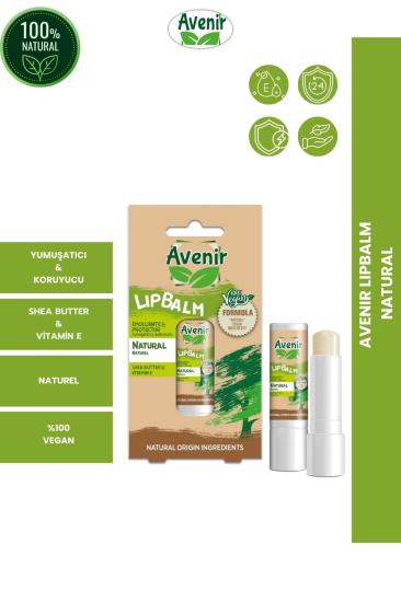 Avenir Stick Lip Balm Vegan Natural