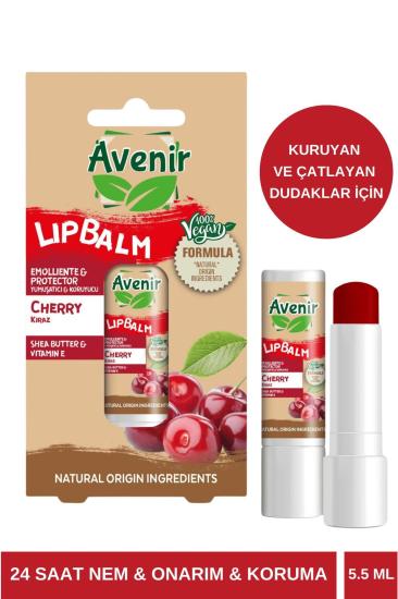 Avenir Stick Lip Balm Vegan Cherry