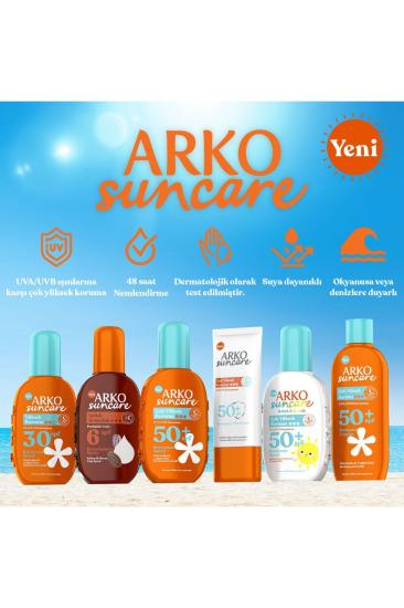 Arko Suncare Çok Yüksek Koruma SPF50+ Kouyucu Yüz Kremi 50 ml