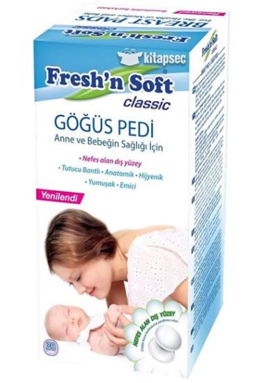 Fresh’n Soft Baby Göğüs Pedi Standart 30’lu