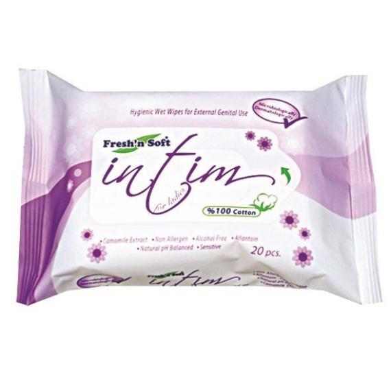 Fresh’n Soft İntim Genital Bölge Temizleme Mendili 20’li