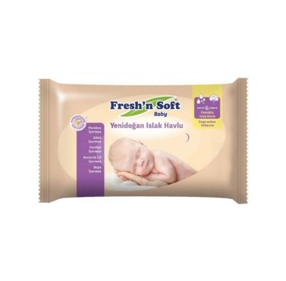 Fresh’n Soft Baby Yeni Doğan Islak Havlu 40 Yaprak