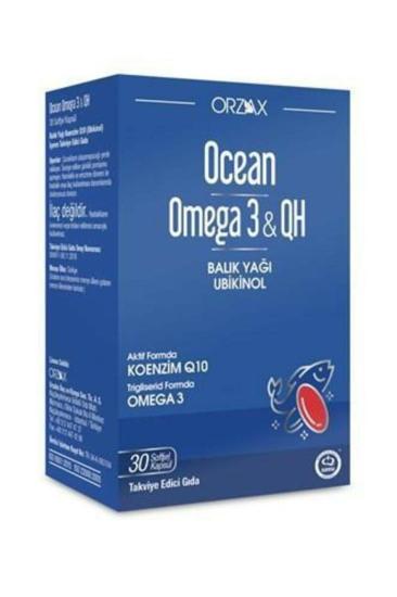 Ocean Omega 3 & QH 30 Yumuşak Kapsül