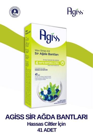 Agiss Sir Ağda Bantları Hassas Ciltler Komple Set