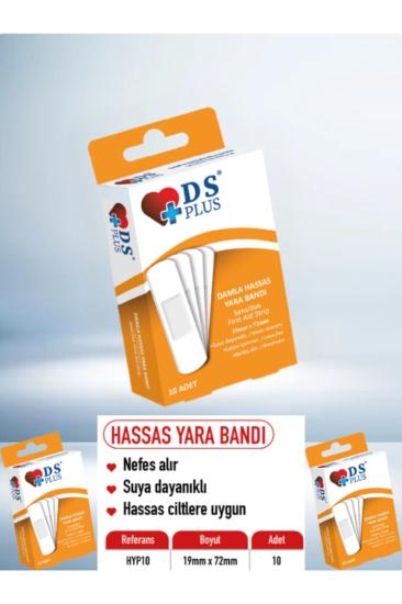 Ds Plus Hassas Yara Bandı 10’lu