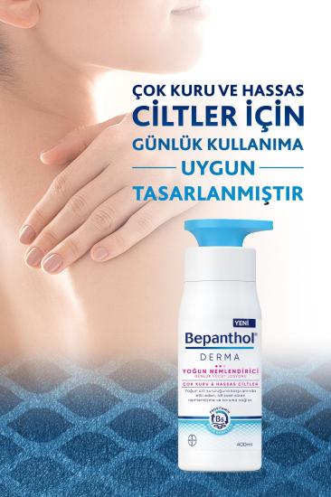 Bepanthol Derma Yoğun Nemlendirici Günlük Vücut Losyonu 400 ml