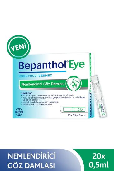 Eye Nemlendirici Göz Damlası Tekli Doz 20x0.5ml.