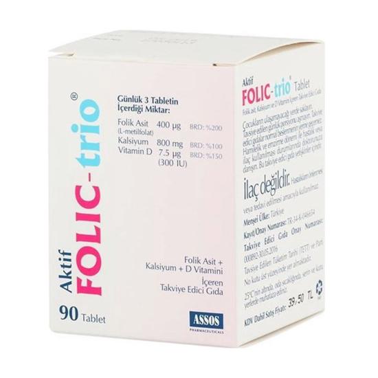 Assos Folic Trio 90 Film Tablet